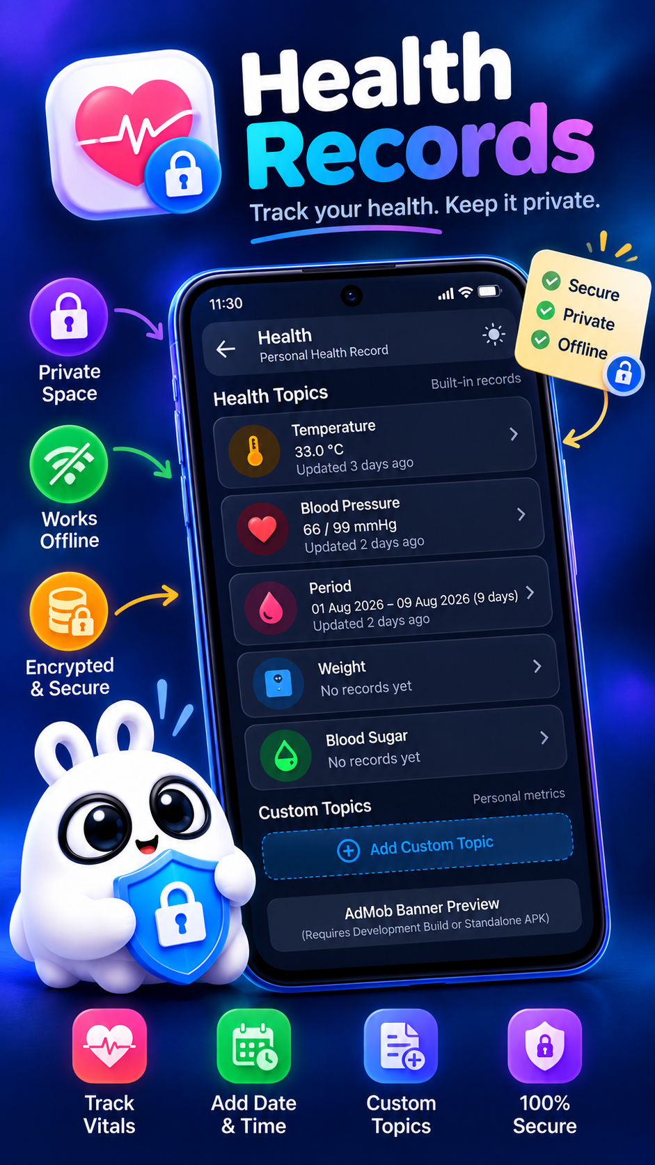 ODude Note Health Records Tracker